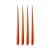 Bode Living Vivid Orange Tapered Candles - Set Of 4 Gifts For The Home