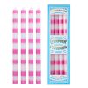 Bode Living Pink Stripe Dinner Candles - Box Of 4 Gifts For Her