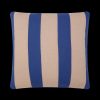 Bode Living Stripe Knit Cushion Cover - Cobalt & Blush Cushions